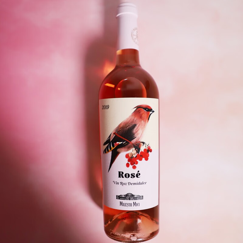 米茨百色丽桃红半甜红葡萄酒 欧洲原装原瓶进口红酒 摩尔多瓦国家馆 750ml*整箱6支装