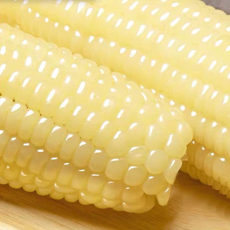 支即食甜黏粘嫩苞米棒袋装非转基因玉米粗粮 4根白糯玉米 4根黄糯玉米