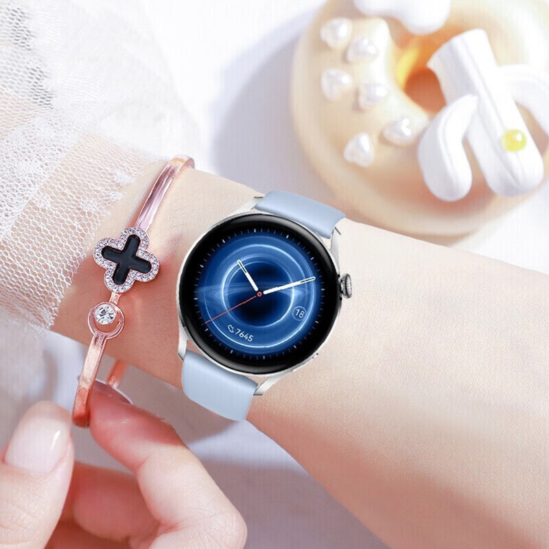 华为(huawei)【小蛮腰款】华为手表watch 3女士时尚款运动智能心脏