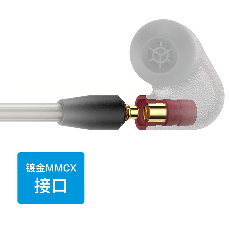 森海塞尔（Sennheiser）IE600 高保真HiFi音乐耳机 非晶态锆外壳 可拆卸MMCX耳机线 有线入耳式耳机 金属色