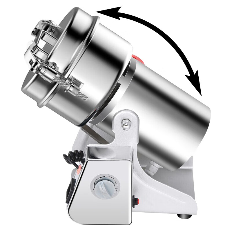 尚烤佳 电动粉碎机 800a 不锈钢研磨机 家用小型三七磨粉机 厨房磨面