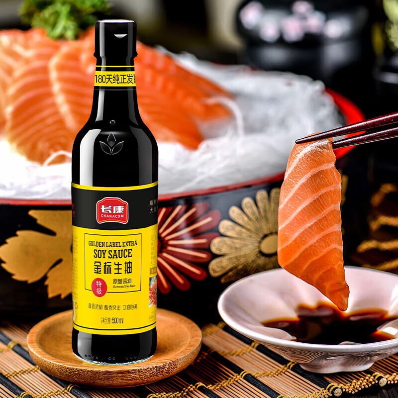 长康金标生抽家用厨房烹炒调味 金标生抽1000ml