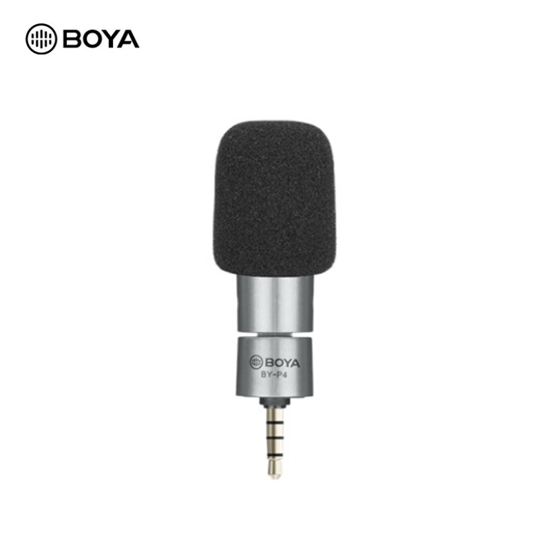 博雅（boya） 博雅 BY-P4A Type-C接口全向型直插式麦克风 手机K歌直播短视频拍摄 手机3.5mmTRRS接口