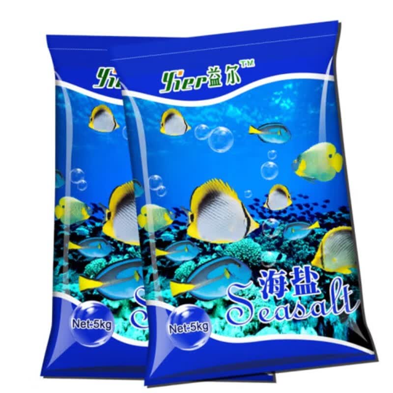 益尔（yier）海盐海水观赏生物专用小丑盐珊瑚盐LPS海水鱼海盐益尔海盐 5KG益尔海盐（可兑150升水）怎么看?