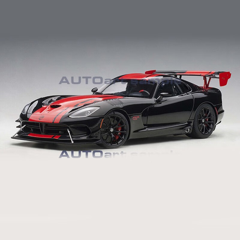 autoart奥拓 1:18 道奇蝰蛇 dodge viper srt 树脂汽车模型车模 黑色
