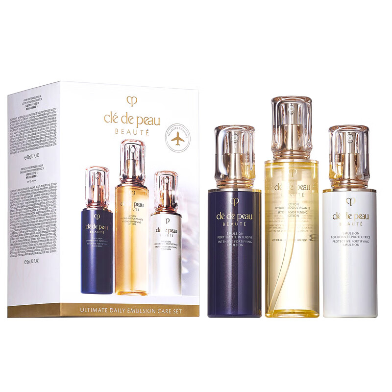 肌肤之钥（Cle de Peau）CPB 光采护肤套装（化妆水170ml+日乳125ml+夜乳125ml）-百亿补贴