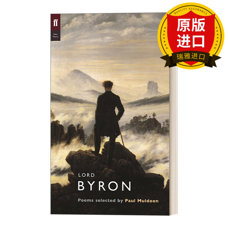 英文原版 lord byron 拜伦诗选 保罗·穆尔顿选编 费伯诗人评论系列