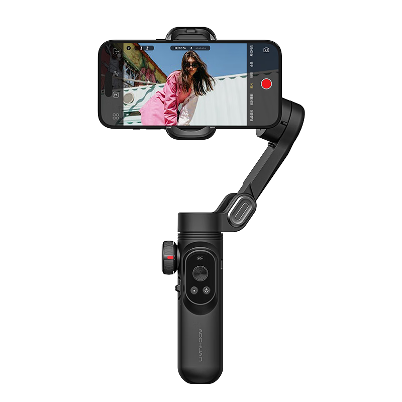 AOCHUAN 奥川 手机稳定器三轴防抖手持云台vlog拍摄视频平衡自拍跟拍直播X Pro标配黑色款