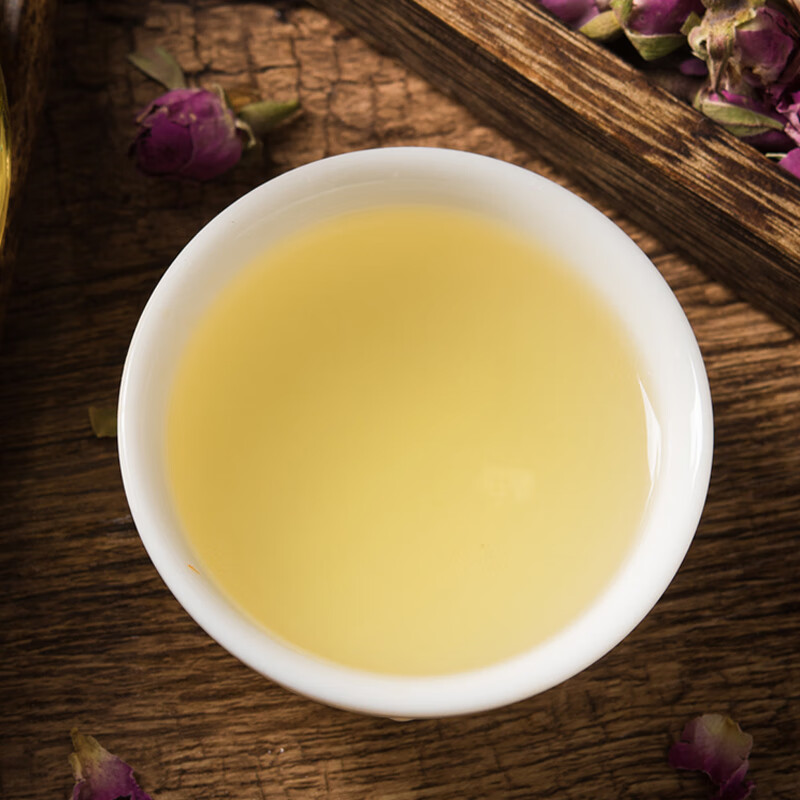 禾澹粉玫瑰花茶菊花茶大马士革干花冠茶花草代用茶玫瑰茶 玫瑰花茶40g