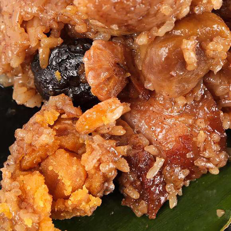 特产海鲜猪肉板栗福建大粽子礼盒端午节 厦门经典烧肉粽*4粒(袋装)