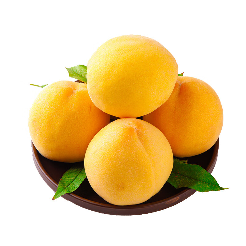 京自鲜生上海奉贤锦绣黄桃 新鲜孕妇水果脆蜜桃子应当季整箱礼盒 5斤