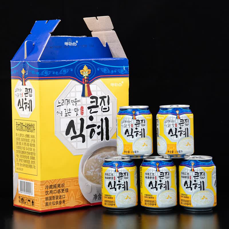 韩国进口原装海太奶家大米饮料整箱饮品甘米汁238ml*12礼盒装 海太米汁238ml*12瓶怎么看?