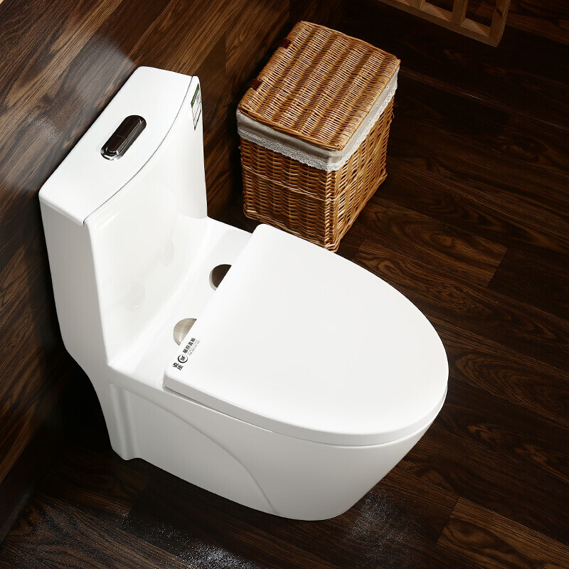 toto超漩虹吸式连体家用抽水马桶普通坐便器五级旋风座便器 350