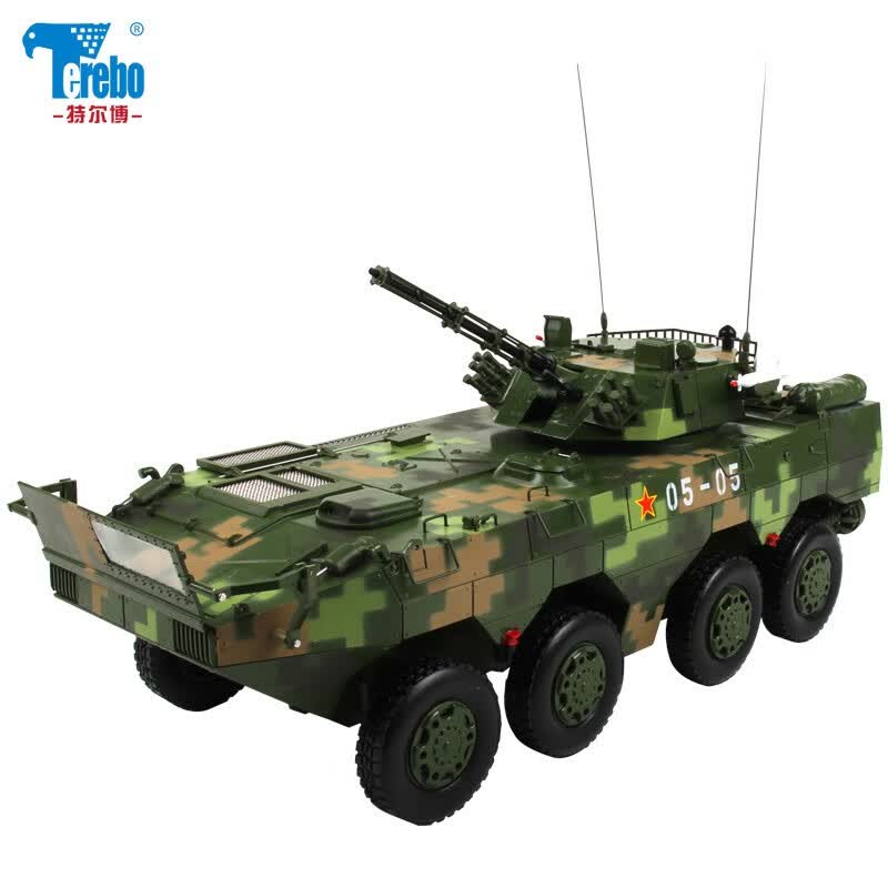 Terebo 09式8X8轮式步兵战车装甲车模型 仿真合金金属军事模型 迷彩属于什么档次？