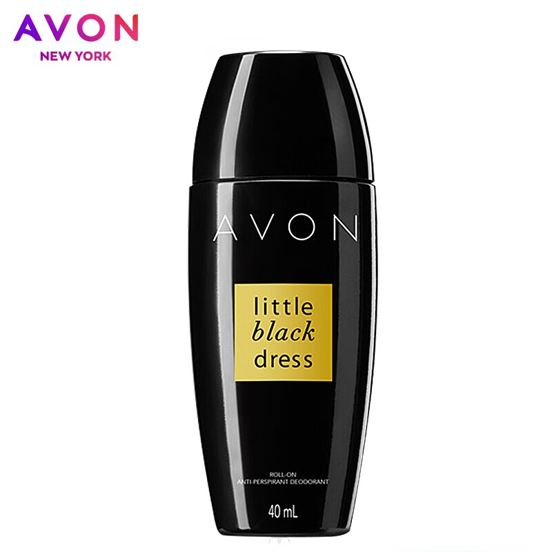 雅芳(avon)小黑裙香体止汗露40ml(腋下持久干爽止汗露花香调)