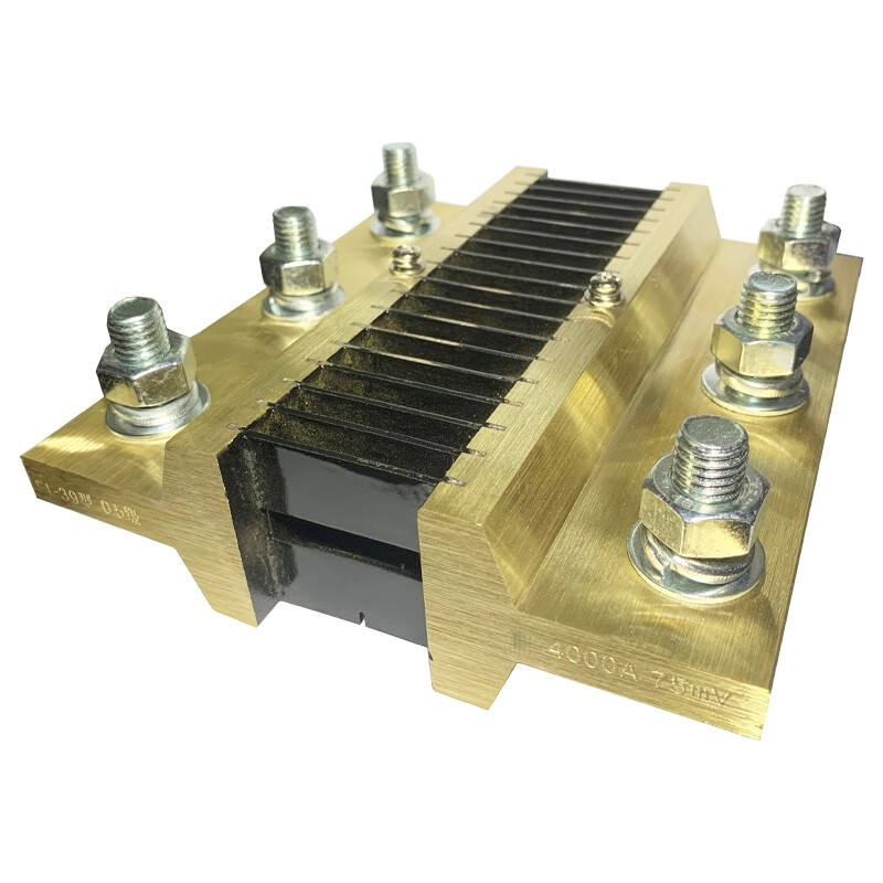 5级75mv5a 30a 100a 200a 400a直流电流表专用分流器 4000a/75mv
