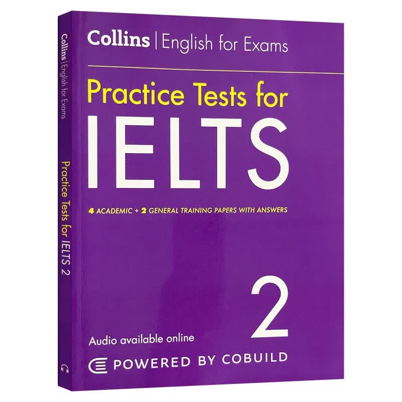 柯林斯雅思模拟题2 Practice Tests for IELTS 2 英文原版考试工具书 HarperCollins 英文版进口英语书籍