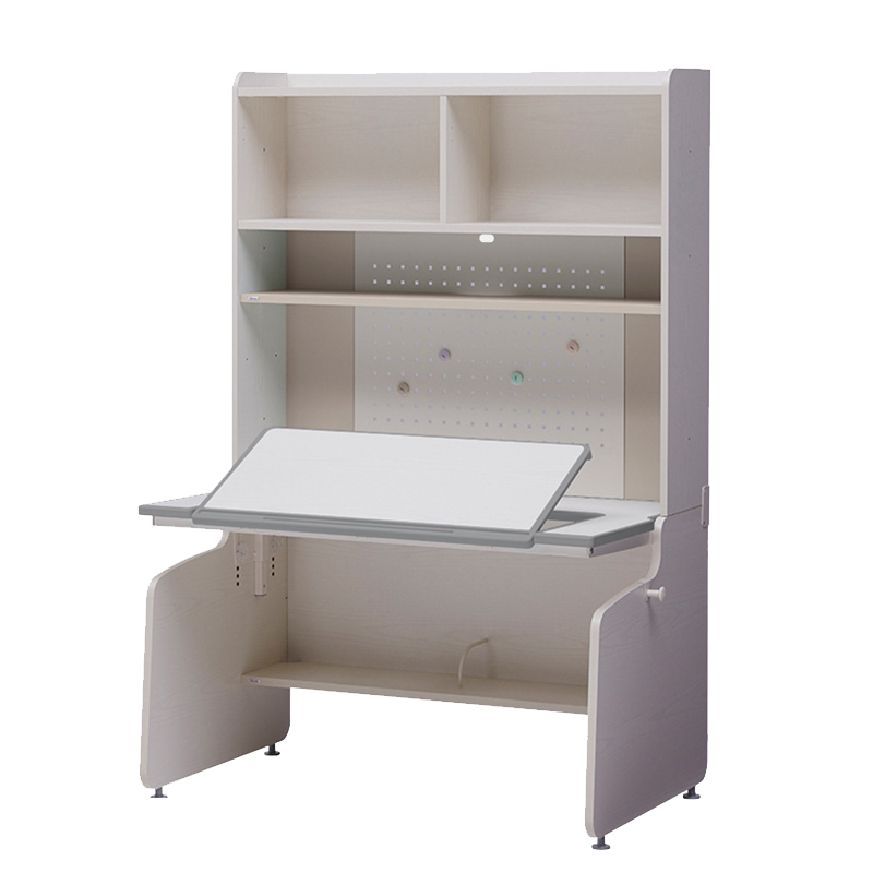 韩国iloom儿童桌学习桌smart书柜桌子可调节书桌带画板桌 smart书柜桌子-FIVBGM