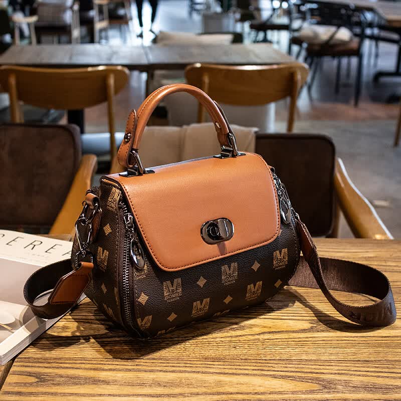 caruikater ck轻奢品牌包包女新款感女士单肩包流行印花百搭手提包