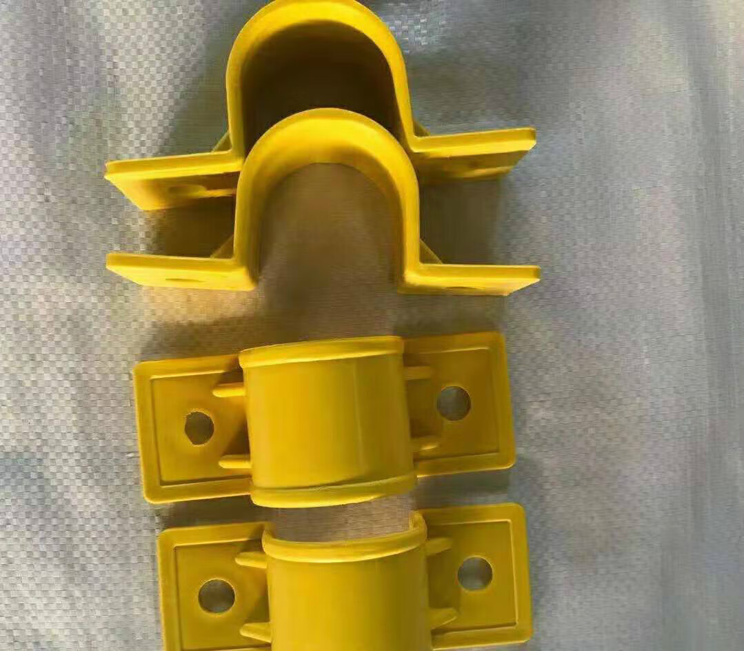 化临边防护连接件工地基坑楼梯扶手钢管件塑料临时护栏杆配件 吊耳