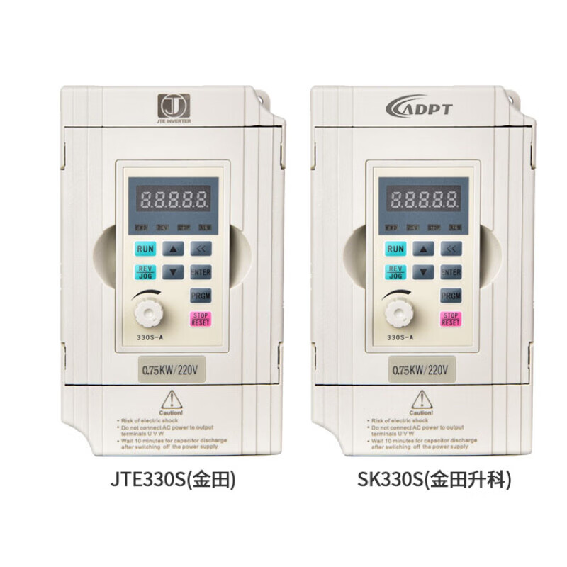 金田变频器三相380v单相220v0.4-0.75kw风机水泵电机调速330s-ka 0.