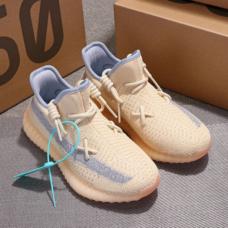 nrdcz椰子鞋飞织男夏季椰子鞋奶油黄软底男女情侣鞋子休闲透气运动鞋