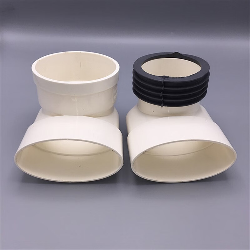 京福德马桶移位器110扁管马桶座便移位器  扁管弯头三通 直接 扁变圆