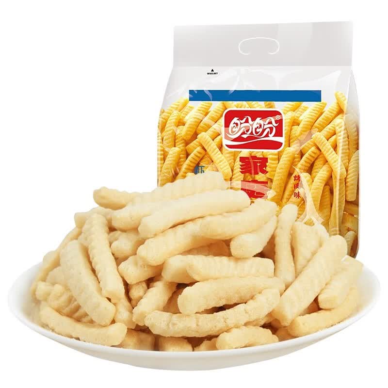 盼盼虾条烤肉味100g袋装办公室休闲小吃女生宿舍膨化充饥零食品 虾条100g*2袋使用感如何?