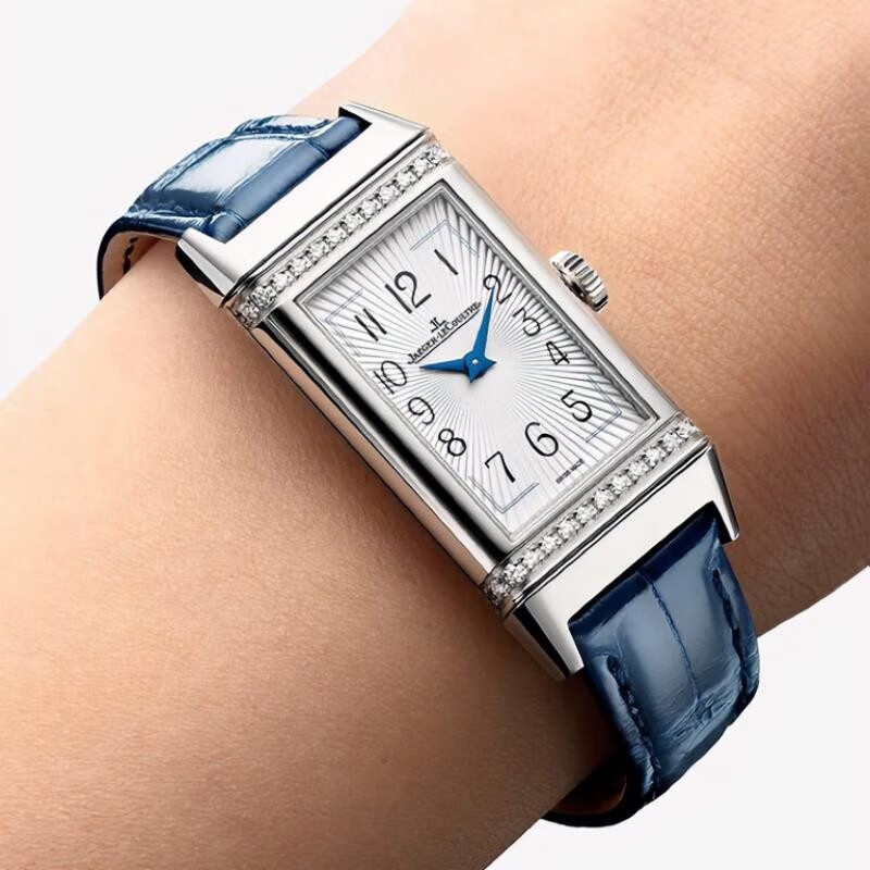 【二手95新】积家jaeger瑞士手表 reverso翻转系列女士石英机芯手腕表