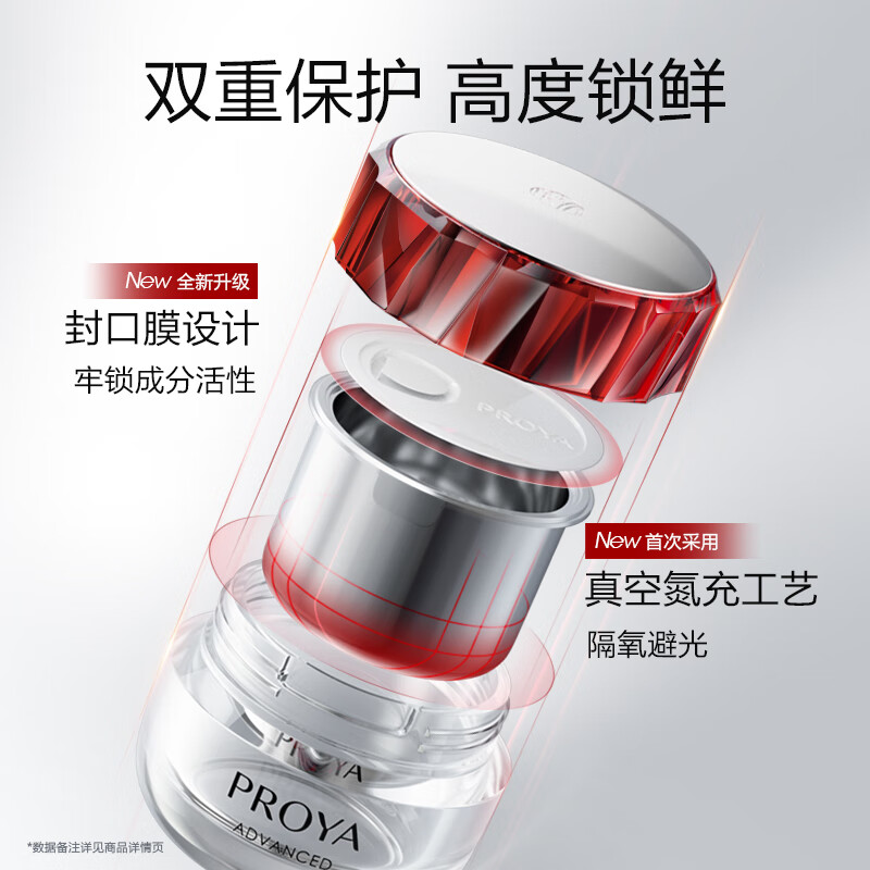 珀莱雅全新升级红宝石面霜3.0（轻润霜）50g*2（含附件到手2件）