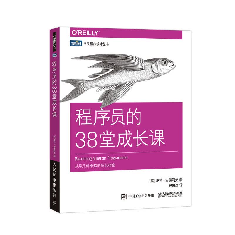 程序员的38堂成长课 代码整洁之道程序员的职业素养软件工程重构软件开发人员专业素养职业技能培训教程