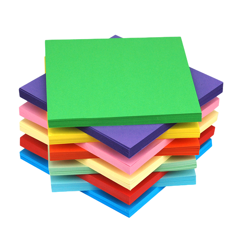 坤祥鼎盛 正方形双面彩纸折纸手工纸幼儿园diy千纸鹤剪纸15cm方形彩色