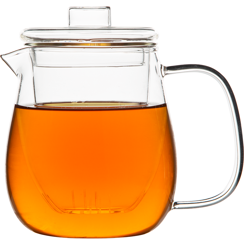 雅集玻璃茶壶650ml 可加热煮茶玻璃茶具 耐热带过滤男女士家用泡茶壶