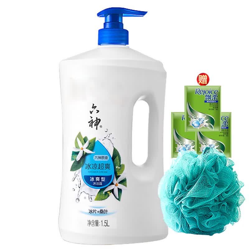 六神沐浴露冰爽型冰凉超爽冰片桑叶沐浴液沐浴乳男女士通用 冰凉超爽