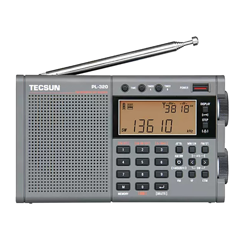 德生（Tecsun） PL-320数字解调多波段收音机全球波段制式DSP锂电池可充电定时开关机 标配