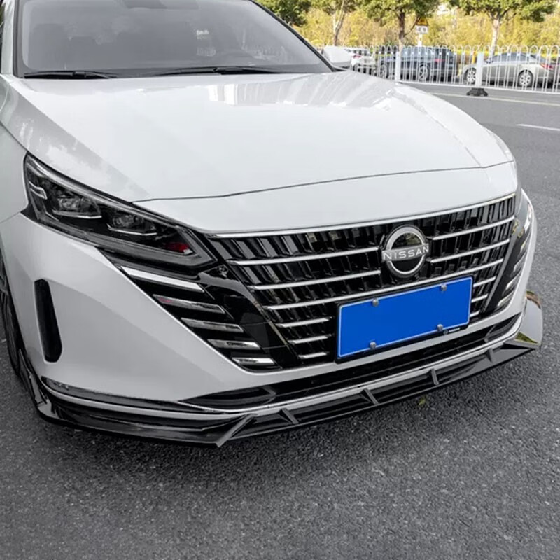 热迈适用于22款天籁前唇前铲八代天籁前杠小包围扰流板外观装饰套件