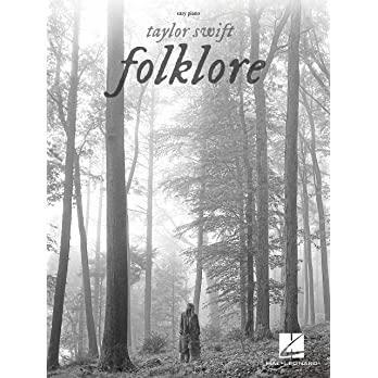 预订 taylor swift - folklore: easy piano songbook with lyrics