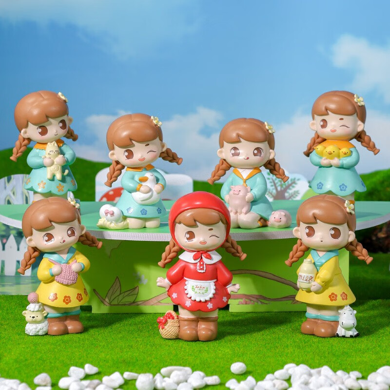 玩具礼物公仔儿童摆件送朋友情人节生日礼品 治愈农场【整套请拍6个】