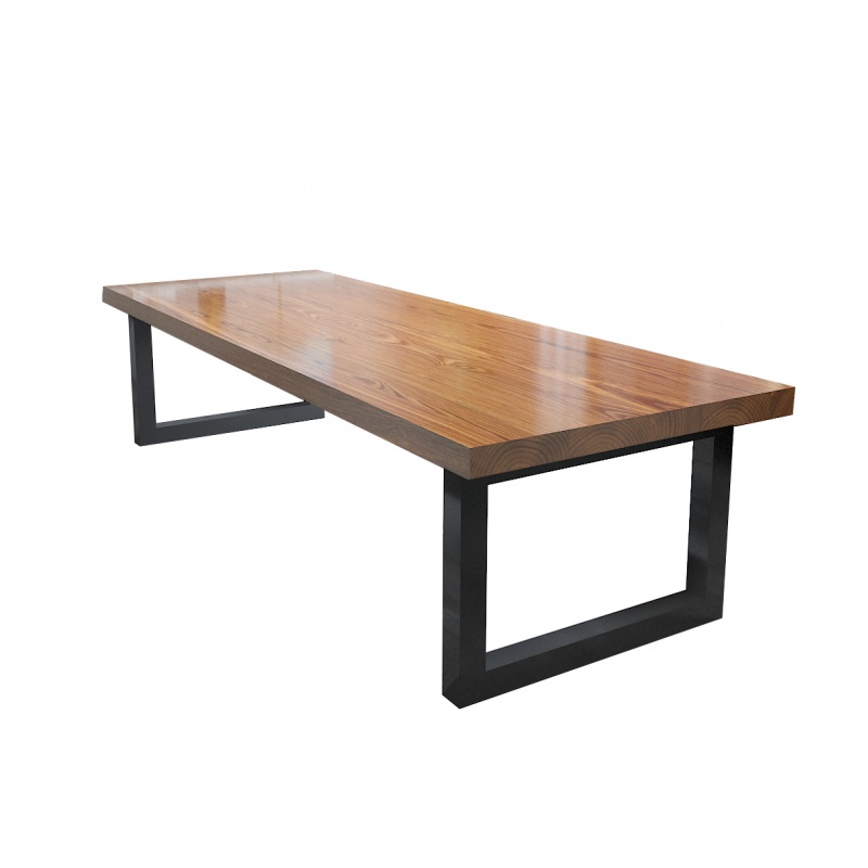 客厅大书桌 铁艺款120x60x75(4