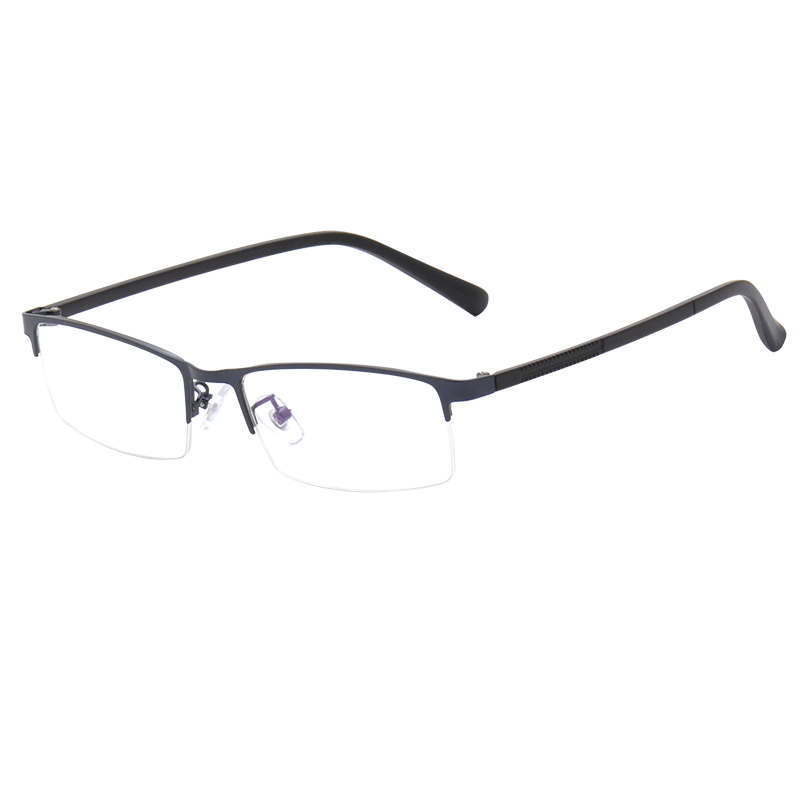 目匠 X近视眼镜男女款 超轻眼镜框架防蓝光护目镜 5169 枪色+送1.56非球面镜片(0-400度)