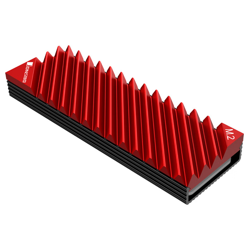 乔思伯 （JONSBO） M.2-3 红色版 （全铝材质散热片/阳极喷砂工艺/免工具安装/附赠固态相变导热垫/PS5）