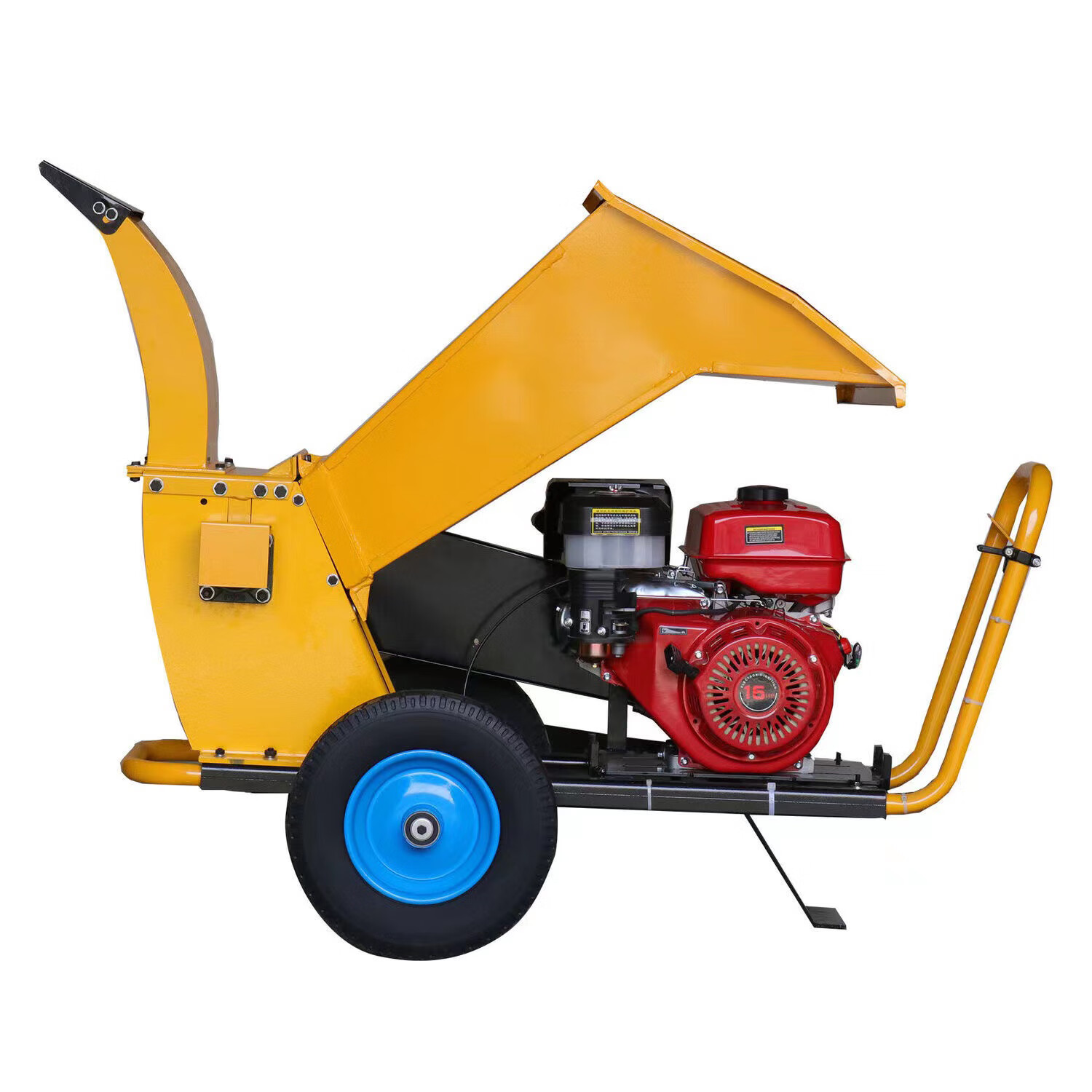 刘不丁碎枝机树枝粉碎机绿化田园果园果树秸秆破碎机柴油汽油木材碎木