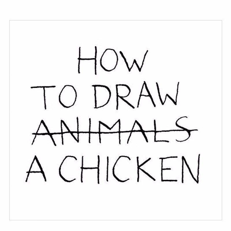【现货】how to draw a chicken 如何画只鸡 艺术绘本英文原版图书籍