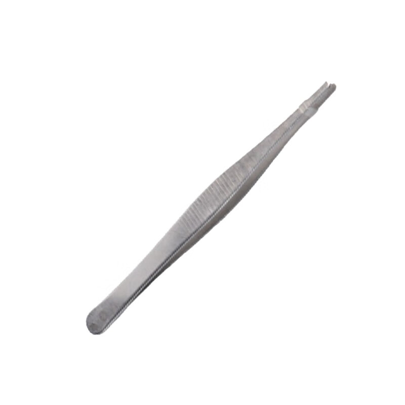 科睿才化学实验室用镊子尖头镊子平头镊子圆头镊子耗材实验 平头镊子