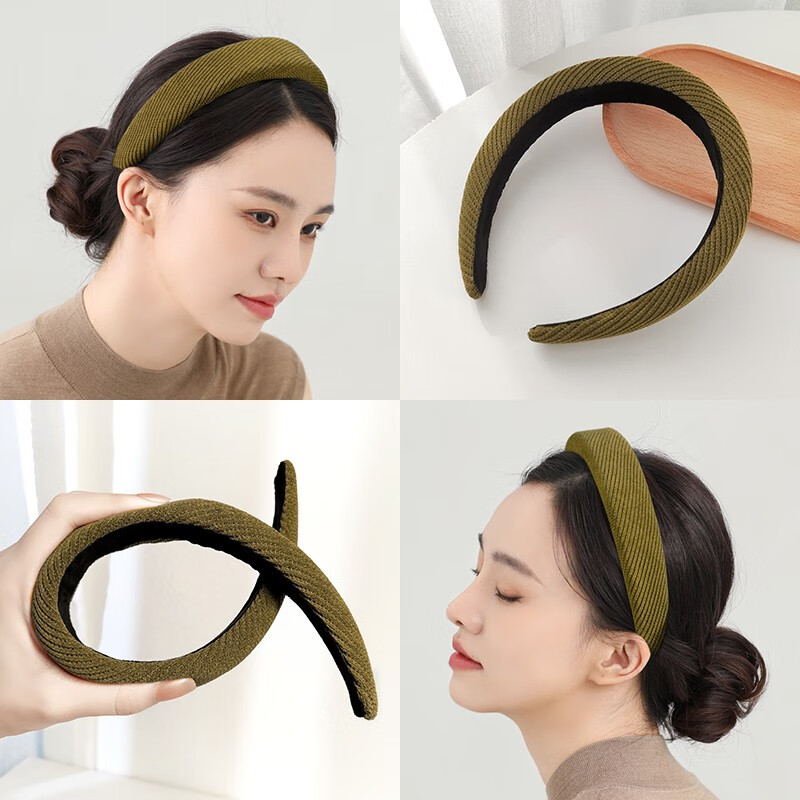 张太太布艺发箍加宽加厚发捆洗脸头箍网红女发箍压发发卡发饰头饰