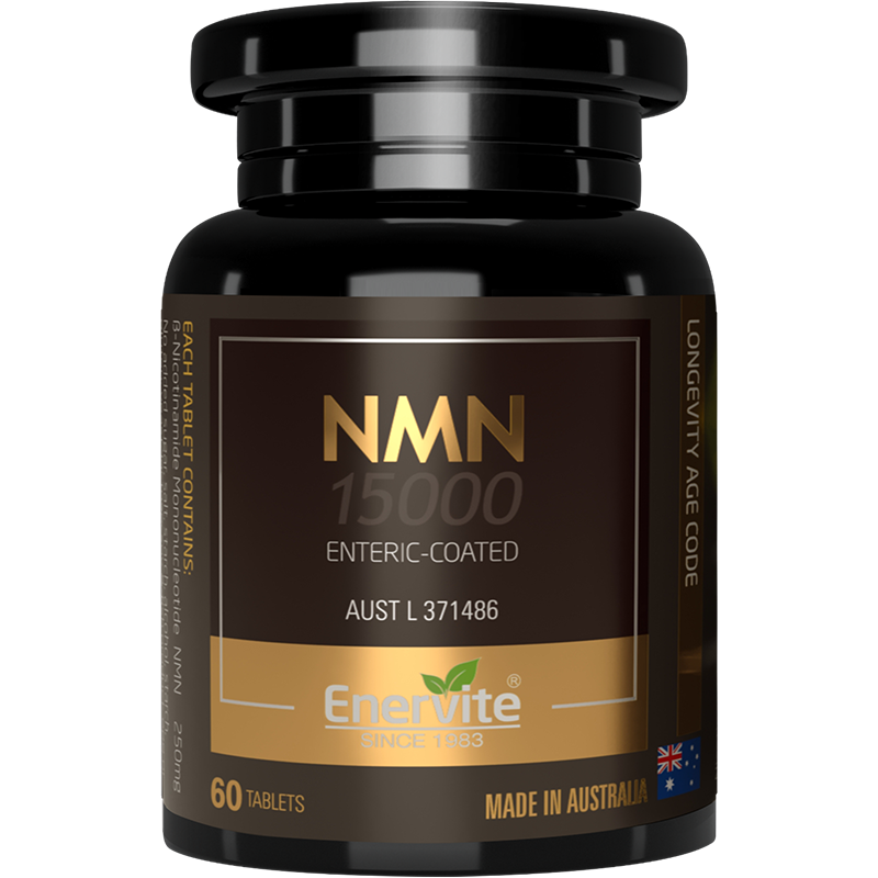 EnerVite澳乐维他 NMN15000黑金款 β烟酰胺单核苷酸60粒 高含量15000mg