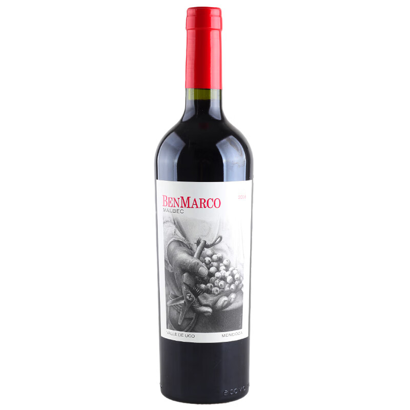阿根廷进口德米诺酒庄葡萄酒本玛科马贝克红葡萄酒 750ml