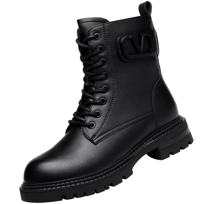 强人女靴羊毛保暖马丁靴价格走势和评测