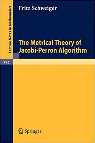 预订 the metrical theory of jacobi-perron algorithm