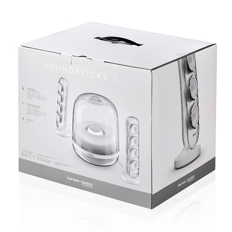 哈曼卡顿（Harman Kardon）SoundSticks 4 无线水晶4 全新一代桌面蓝牙音箱 电视电脑音响